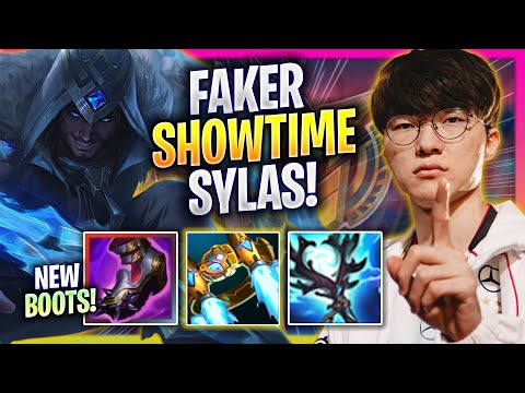 FAKER SHOWTIME WITH SYLAS IN NEW SEASON! *NEW BOOTS* - T1 Faker Plays Sylas MID vs Azir!
