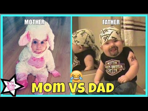 Mom Vs Dad Baby Care || Differences Between Mom And Dad Parenting Video