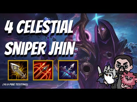 4 Celestial Sniper Jhin | TFT Galaxies | Teamfight Tactics