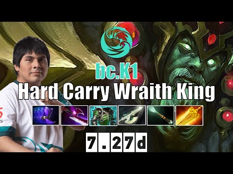 Wraith King | bc.k1 | Hard Carry Wraith King | 7.27d Gameplay Highlights