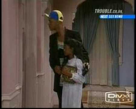 Carlton sings in the shower