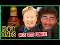 Conan O'Brien is HILARIOUS On Hot Ones | Hasanabi Reacts