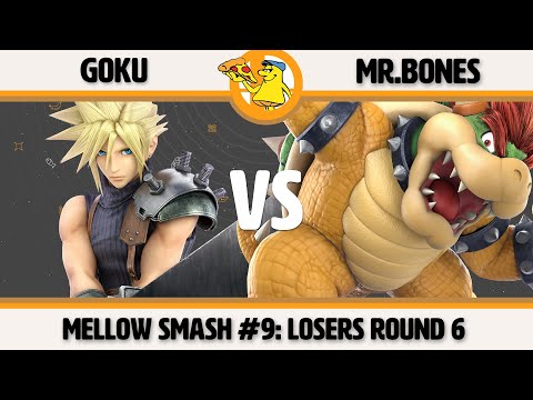 Mellow Mushroom SSBU #9 - Goku (Cloud) vs Mr.Bones (Bowser) Smash Ultimate Losers Round 6