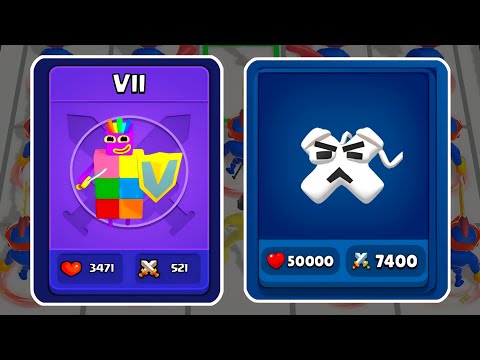 Merge Number Cube + Merge Alphabet Lore Run -  Merge Simulator Battles