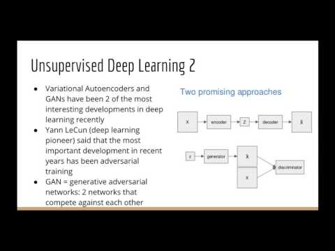 GANs and Variational Autoencoders: Unsupervised Deep Learning in Python pt 2