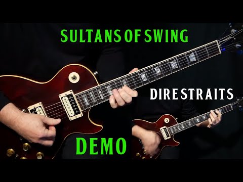 how to play "Sultans Of Swing" on guitar by Dire Straits | DEMO | guitar lesson tutorial