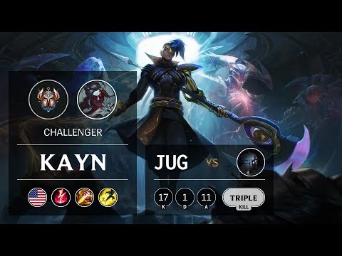 Kayn Jungle vs Kindred - NA Challenger Patch 9.14