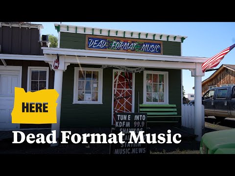 Dead Format Music is a vintage record store in Oregon's ghost town Shaniko