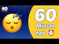 1 hour nap timer with alarm | relaxing rain ambiance