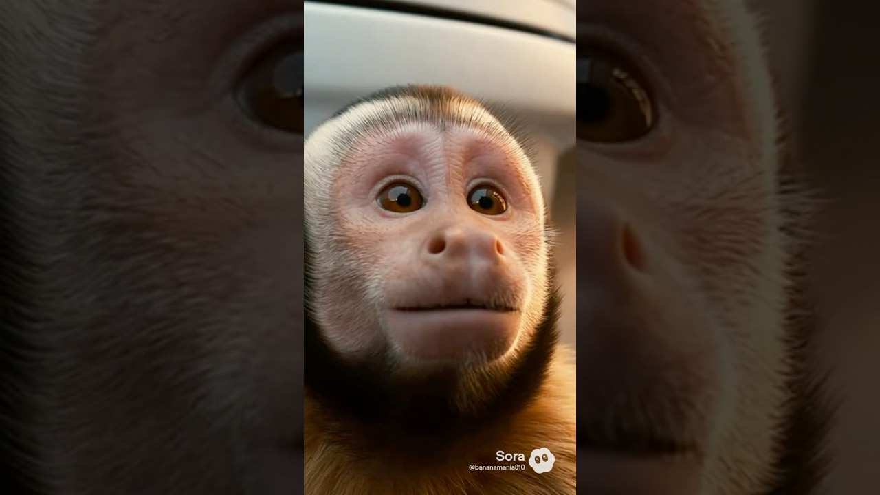 Monkey flies with toilet💀#brainrot #sora2 #shorts