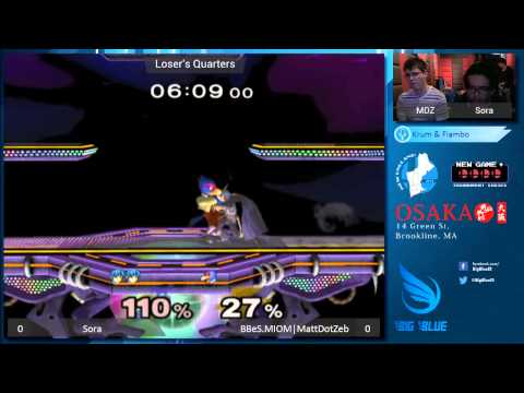 New Game+ XXIII - Sora (Marth) vs MattDotZeb (Falco) - SSBM LQF