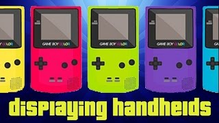 Collecting tip: displaying loose handheld consoles