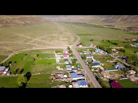 view of the village of saty from a height 2023