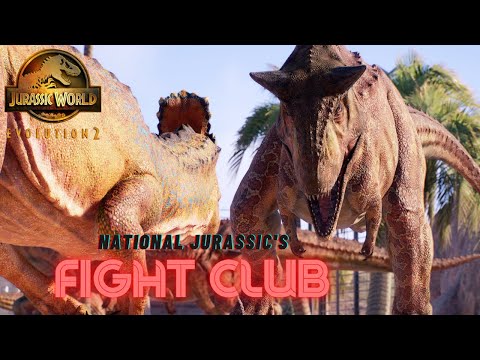 5 CARNOTAURUS vs 4 CRYOLOPHOSAURUS 🦖 FIGHT CLUB - Jurassic World Evolution 2 [4K60FPS]