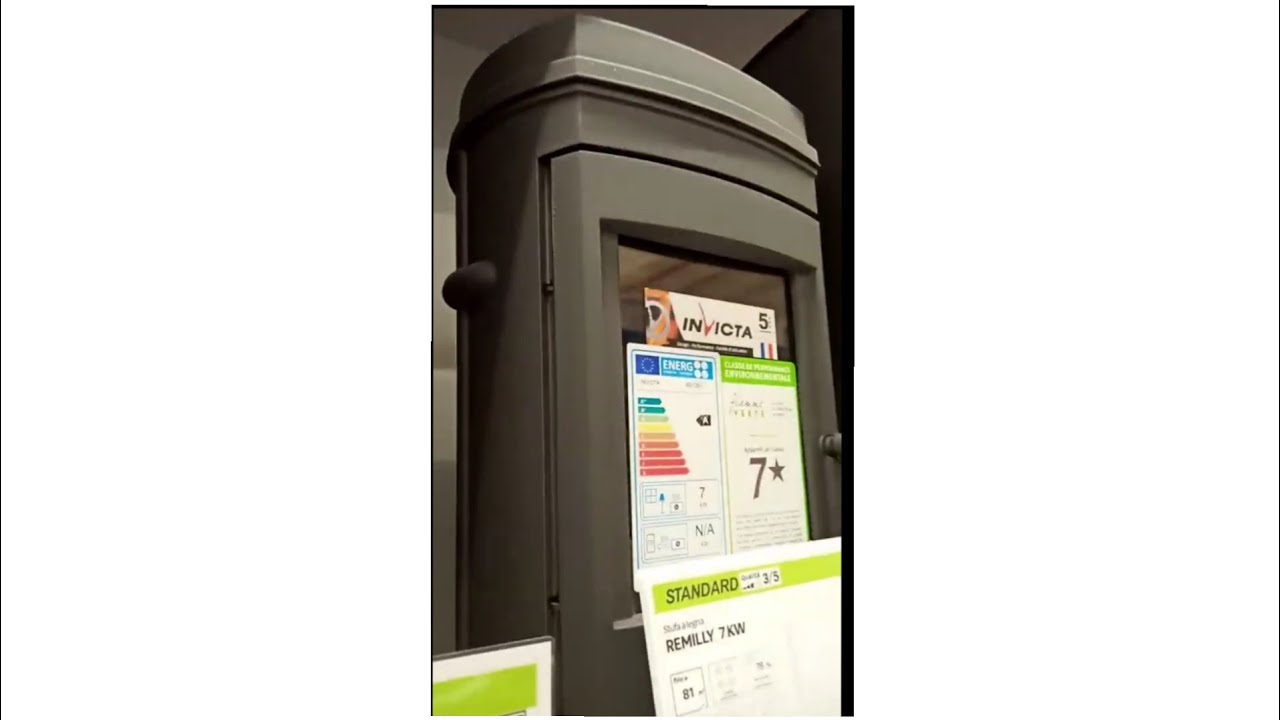 INVICTA REMILLY 7 KW, stufa a legna / wood stove