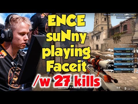 CS:GO - ENCE suNny & Sergej playing Faceit with 27 kills - Mirage