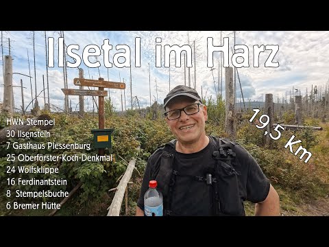 Wanderung im Harz bei Ilsenburg mit sieben Stempeln der Harzer Wandernadel