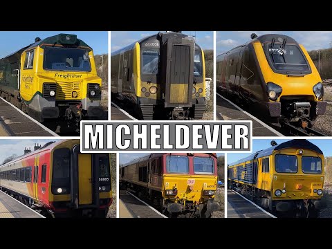 Trains at Micheldever - 03/04/23