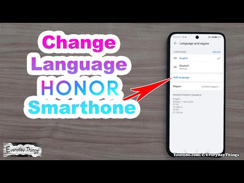 How to Change Language on Honor Phone