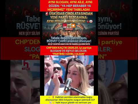 ⭐ AYNI SLOGAN, AYNI AİLE, AYNI DÜZEN: “YA HEP BERABER YA HİÇBİRİMİZ” YENİ TABELADA! ✨  

🔥 DİLEK HANIM “PARTİMİZ HAYIRLI OLSUN” DİYORSA… BU PARTİ EKREM’İN DEĞİL Mİ? ⭐  

🔥 AYNI SLOGAN, AYNI AİLE, AYNI DÜZEN: “YA HEP BERABER YA HİÇBİRİMİZ” YENİ TABELADA! 🚀  

🔥 EKREM’İN PARTİSİ DEĞİLSE NEDEN EŞİ “PARTİMİZ” DİYOR? 📢 NEDEN SLOGAN BİREBİR AYNI? 🔥  

⭐ “YA HEP BERABER YA HİÇBİRİMİZ” → YENİ PARTİ TEZGAHI: AİLE ŞİRKETİ DEVAM EDİYOR! 🔥  

⭐ ÜSKÜDAR ÇİKOLATASINDAN YENİ PARTİ TEZGAHINA: CHP HESAPLARI ÇALINDI, VURGUN BÜYÜDÜ! 🎯  

📢 Tabela değişti, siteler üyeler çalındı, PATRON AYNI, hırsızlık çarkı aralıksız dönüyor! 💎  

🚀 CHP'nin Sitelerini, Üyelerini Çaldılar: Bu 560 Milyar Nerede? 💎 🔍💶 

📢 Yıllarca gasp ettiğiniz, milletten topladığınız milyarlarca liralık bağış paraları nerede? 🚀  

💎 Yetmedi, şimdi kalkmış CHP’nin internet sitelerini ve üyelerini bile çalacak kadar gözünüz döndü! 🎯  

🎯 Halktan yeniden utanmadan bağış dileniyorlar; 560 milyarlık vurgun yetmedi mi? 🎯  

✨ Üsküdar’da Çikolata Kutusu, Ankara’da Aile Şirketi Tiyatrosu! 🚀  

✨ Üsküdar’da iskan ruhsatı karşılığı otoparklarda milyon dolarları çikolata kutularına ve spor çantalarına doldurdular! ⭐  

💎 Excel tablolarıyla, kripto maillerle belediyeyi soyup soğana çevirenler şimdi çıkmış "Yeni Parti" masalı anlatıyor! 🎯  

🔥 CHP’den kaçtık dediler, 91 milletvekiliyle aynı hırsızlık masasında buluştular! 🎯  

🎯 Dilek Hanım "Partimiz Hayırlı Olsun" Diyorsa… Bu Parti Ekrem’in Değil mi? 🎯  

💎 Kürsüye çıkıp mikrofonu kaparak "Partimiz hayırlı olsun" diyen Dilek İmamoğlu, bu dükkânın kime ait olduğunu açıkça ilan etti! ✨  

🚀 "Ya hep beraber ya hiçbirimiz" sloganını birebir kopyalayıp yeni tabelaya astılar! ✨  

✨ Hani parti içinde temizlik yapılacaktı? 🚀 Kılıçdaroğlu "temizleyeceğim" dediği için arkadan hançerlenip çöpe atıldı! 🚀  

💎 Davanın Ne Olduğu Meçhul: Tek Amaç Koltuk ve Vurgun! 💎  

💎 Yıllarca CHP’nin kasasını boşaltıp şimdi utanmadan millete yeni maskelerle masal anlatanlar suçüstü yakalandı! 🚀  

🎯 Ha CHP olmuş, ha bu yeni kurulan aile şirketi; matematik aynı, mantık aynı, hırsızlık hikâyesi aynı! 💎  

🔥 Milleti koyun sanan bu vizyonsuzlar kutu kutu pense oynamaya devam ediyor! 📢  

🚀 Yazan: Bulent Tasgin 

⭐ #ÜsküdarSkandalı #YeniParti #Ekremİmamoğlu #Dilekİmamoğlu #ÇikolataKutusu #RüşvetDüzeni #ChpSkandalı #BağışVurgunu #SiyasetMizah #BulentTasgin 