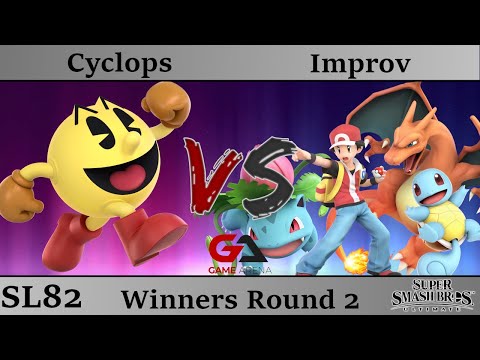 SmashLAN'd 82 - Winners Round 2: Cyclops (Pac-Man) vs Improv (PT)