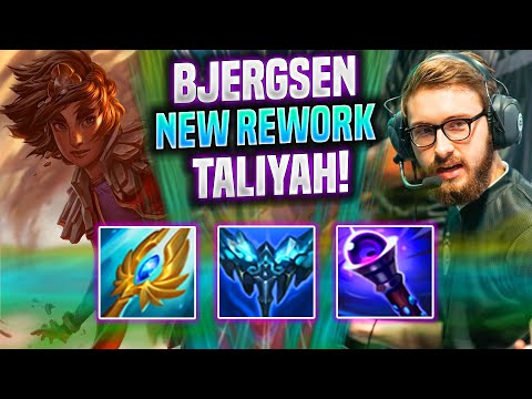 BJERGSEN IS INSANE WITH TALIYAH NEW REWORK! - TL Bjergsen Plays Taliyah Mid vs Vladimir! |