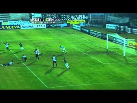 Gol de Salmerón. Gimnasia (M) 0 - Ferro 1. Fecha 20. B Nacional 2015. FPT.