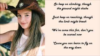Fly - Annie LeBlanc - Lyrics