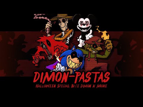 DIMON-PASTAS [Bite Dimon + Scarefull + Powerdown & More!] | FNF Mashup (2/3) 🎃🎃