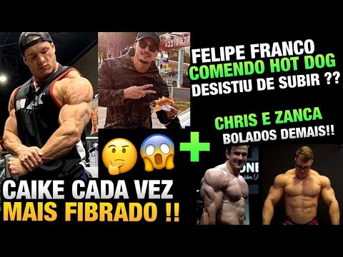 CAIKE NA FIBRA - FRANCO DESISTIU DE VEZ ? - ZANCANELLI GANHA 15KG - CHRIS ESTÁ GIGANTE e mais (...)