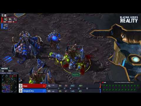 GogojOey vs. Has - ZvP - 熾熱現實(Blazing Series : Reality) Season4 - 例行賽Week1 - Match 4