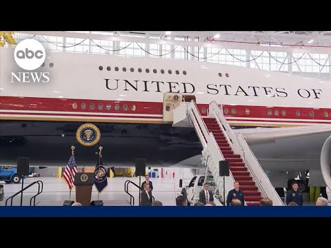Trump unveils new Air Force One plane from Qatar as Iran postpones nuclear talks