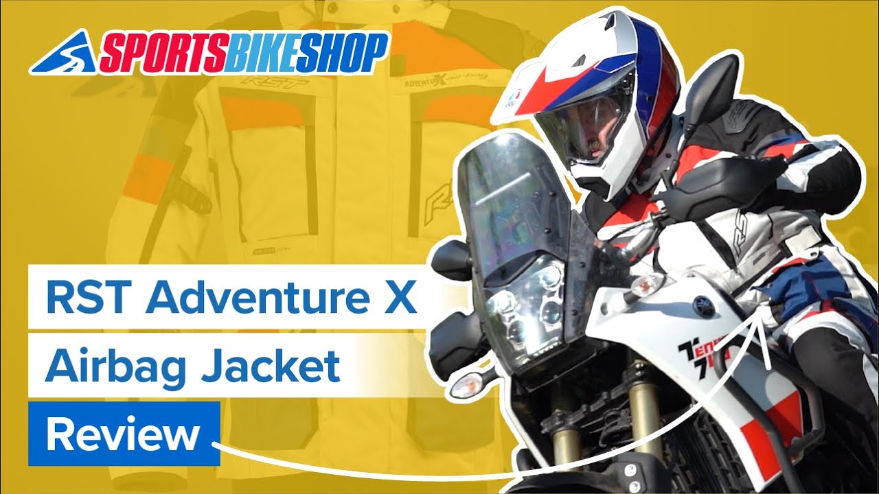 RST Pro Series Adventure-X Airbag CE Textile Jacket - Black / Black Video