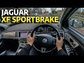 JAGUAR XF SPORTBRAKE V6 S 275 POV TEST DRIVE REVIEW UK