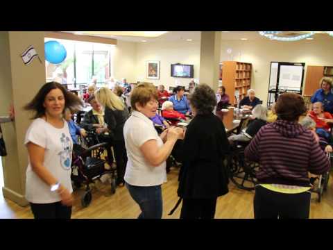 Hora Dancing at Montefiore for Yom Haatzmaut 2015