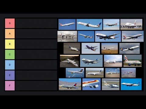Aircraft Tier List! - Rating All the Aircraft I've flown on