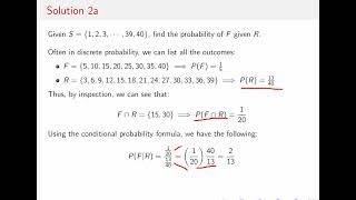 P05: Conditional Probability