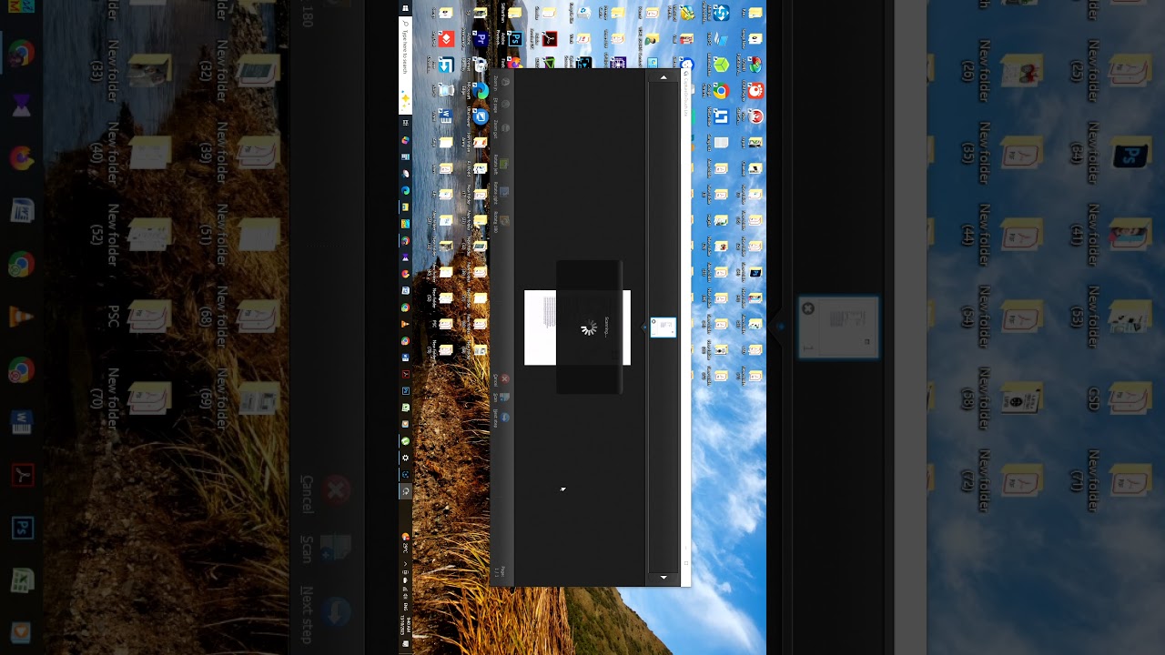 Scan a Document as PDF in Canon ImageFORMULA P201 Scanner | Multipple Scanning | Scanner Setup