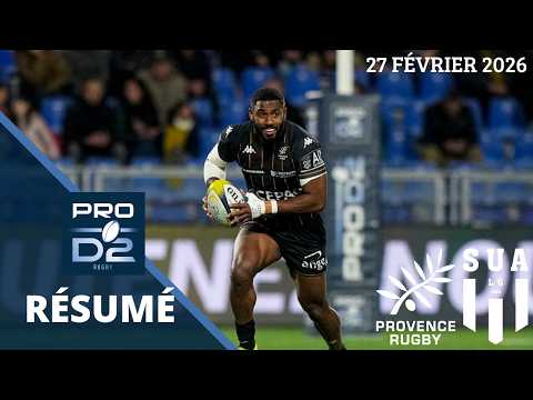 Pro D2: Provence Rugby vs Agen match summary - Round 22, 2025/26 season
