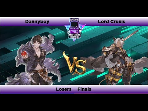 Flynn's Arcade 048 Losers Finals - Dannyboy (Belial)Vs Lord Cruxis (Eustace) Granblue Fantasy Versus