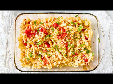 Baked Feta Pasta Viral TikTok Recipe 🌱 Vegan Version