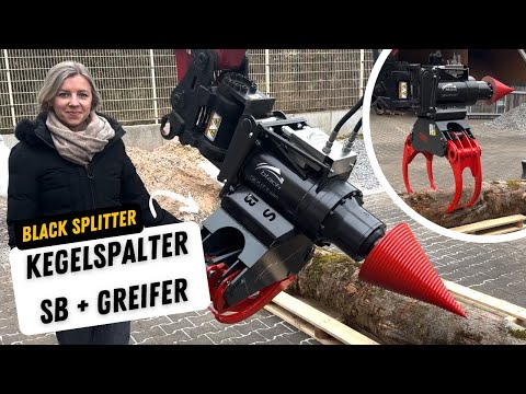 KEGELSPALTER SB MIT GREIFER | Drehmoment 12.000 Nm | Steuerung über einen Steuerkreis