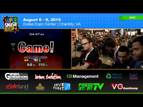 SSC - Dj Nintendo & The Moon Vs. Mew2King & Wizzrobe SSBM Losers Finals - Smash Melee