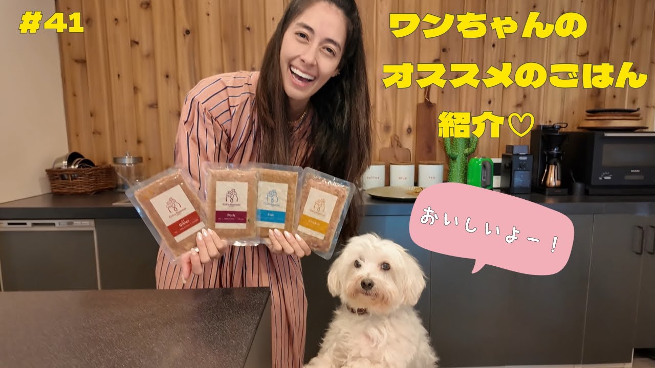 #41 ワンちゃんのオススメごはんを紹介♡ ／ introducing my favorite dog food!