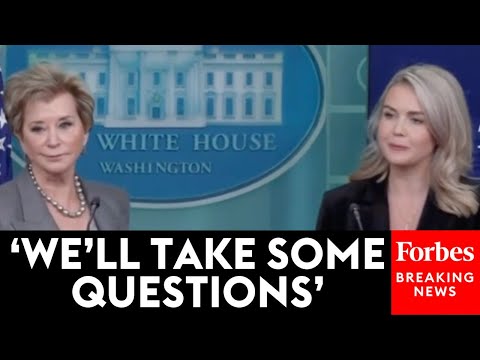 Video | FULL Q&A: Karoline Leavit, Linda McMahon Take Questions On Dept