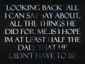 He Didn't Have To Be - Brad Paisley (lyrics on screen)