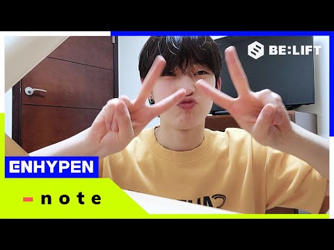 [-note] 201204 SUNOO - ENHYPEN (엔하이픈) (ENG/JPN)