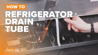 How to replace Defrost Drain Tube part # WR02X28514 on your GE Refrigerator