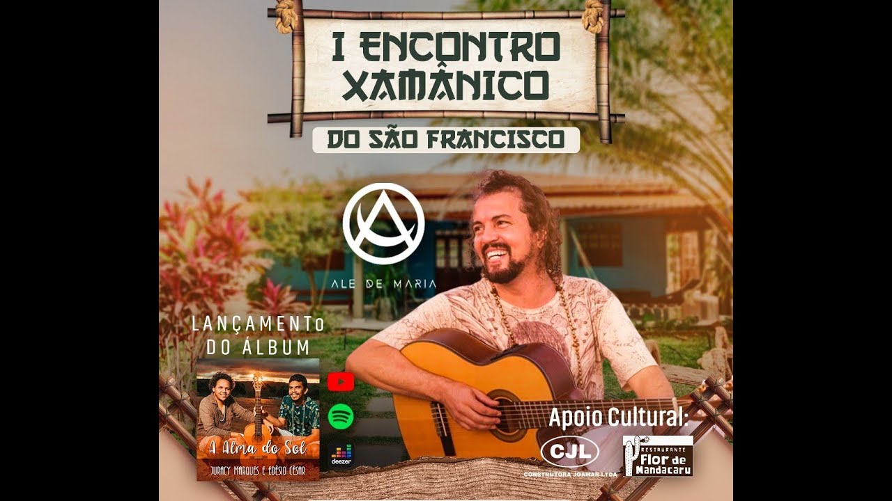 Alê de Maria no I Festival Xamânico do São Francisco, em Petrolina - PE.