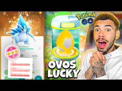 OVOS LUCKY QUE VEM POKEMON LUCKY - POKEMON GO | Cris |